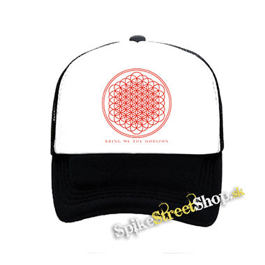 BRING ME THE HORIZON - Sempiternal - čiernobiela sieťkovaná šiltovka model "Trucker"