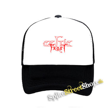 CELTIC FROST - Logo Red - čiernobiela sieťkovaná šiltovka model "Trucker"