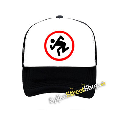 D.R.I. - Symbol - čiernobiela sieťkovaná šiltovka model "Trucker"