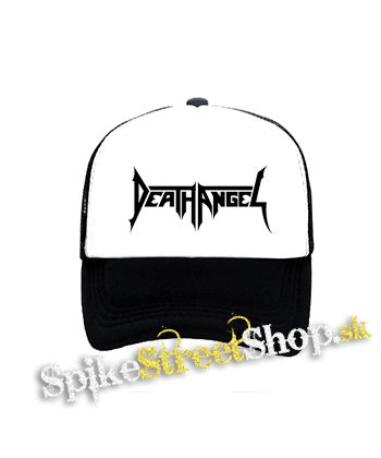 DEATH ANGEL - Logo - čiernobiela sieťkovaná šiltovka model "Trucker"