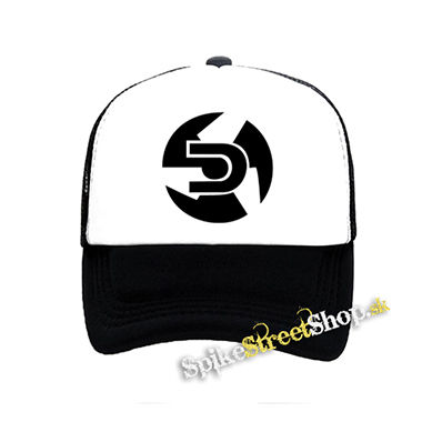 DEATHSTARS - Crest - čiernobiela sieťkovaná šiltovka model "Trucker"