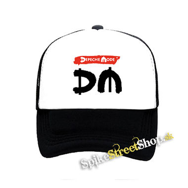 DEPECHE MODE - Spirit Crest - čiernobiela sieťkovaná šiltovka model "Trucker"