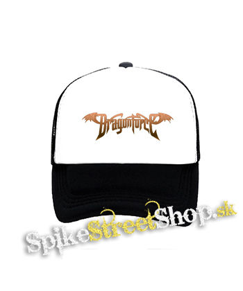DRAGONFORCE - Logo 2 - čiernobiela sieťkovaná šiltovka model "Trucker"