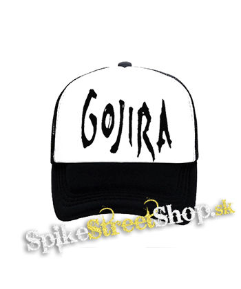 GOJIRA - Logo - čiernobiela sieťkovaná šiltovka model "Trucker"