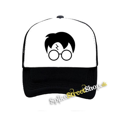HARRY POTTER - Glasses Bold Crest - čiernobiela sieťkovaná šiltovka model "Trucker"