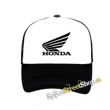 HONDA - Logo - čiernobiela sieťkovaná šiltovka model "Trucker"