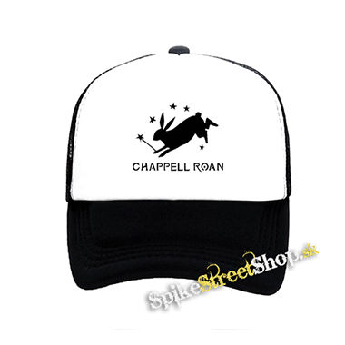 CHAPPELL ROAN - Rabbit Star Logo - čiernobiela sieťkovaná šiltovka model "Trucker"
