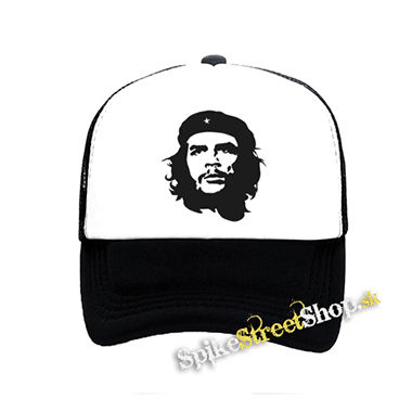 CHE GUEVARA - Motive 2 - čiernobiela sieťkovaná šiltovka model "Trucker"