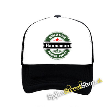 JEFF HANNEMAN - Hanneman Badge Trace - čiernobiela sieťkovaná šiltovka model "Trucker"