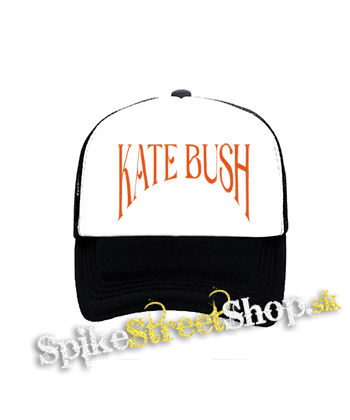 KATE BUSH - Logo - čiernobiela sieťkovaná šiltovka model "Trucker"