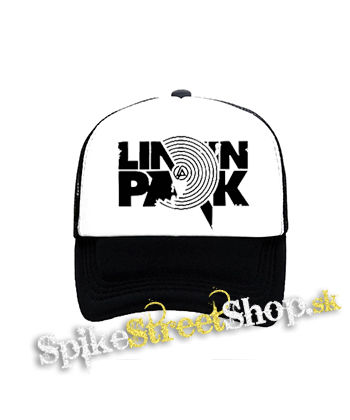 LINKIN PARK - Target - čiernobiela sieťkovaná šiltovka model "Trucker"