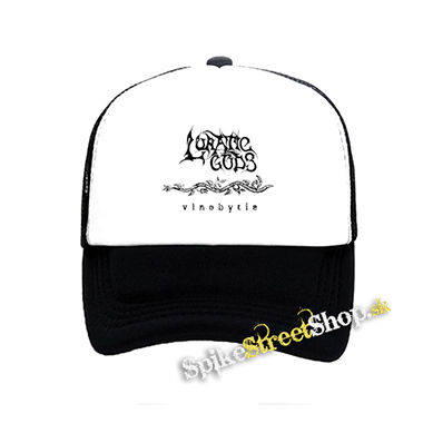 LUNATIC GODS - Vlnobytie - čiernobiela sieťkovaná šiltovka model "Trucker"
