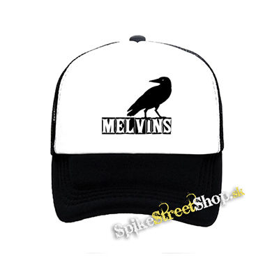 MELVINS - Logo - čiernobiela sieťkovaná šiltovka model "Trucker"