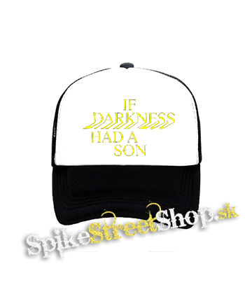 METALLICA - If Darkness Had A Son ZADOK - čiernobiela sieťkovaná šiltovka model "Trucker"