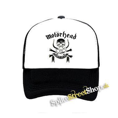 MOTORHEAD - March Or Die - čiernobiela sieťkovaná šiltovka model "Trucker"