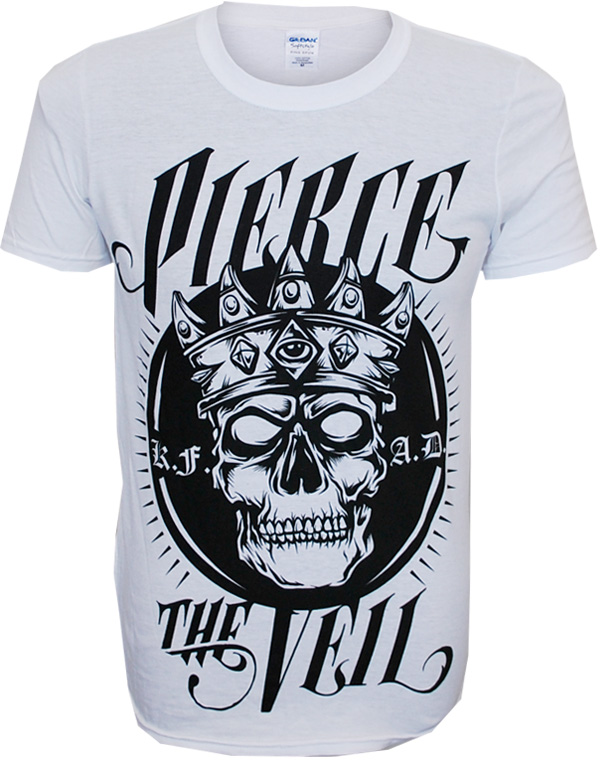 PIERCE THE VEIL - King For A Day - biele pánske tričko