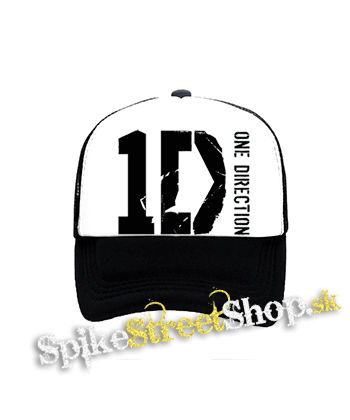 ONE DIRECTION - Logo - čiernobiela sieťkovaná šiltovka model "Trucker"