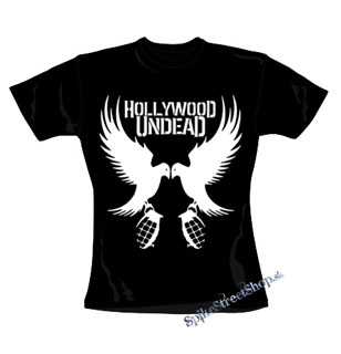 HOLLYWOOD UNDEAD - Doves - čierne dámske tričko