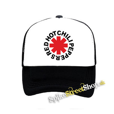 RED HOT CHILI PEPPERS - Asterix 2 - čiernobiela sieťkovaná šiltovka model "Trucker"