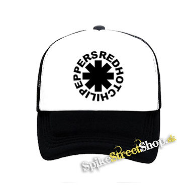 RED HOT CHILI PEPPERS - Asterix White - čiernobiela sieťkovaná šiltovka model "Trucker"