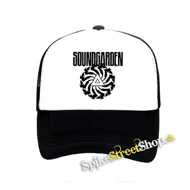 SOUNDGARDEN - Badmotorfinger - čiernobiela sieťkovaná šiltovka model "Trucker"