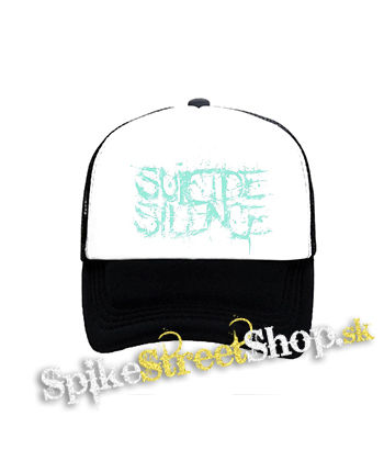 SUICIDE SILENCE - čiernobiela sieťkovaná šiltovka model "Trucker"