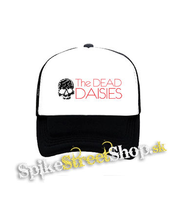 THE DEAD DAISIES - Logo Skull - čiernobiela sieťkovaná šiltovka model "Trucker"