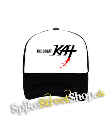 THE GREAT KAT - Logo - čiernobiela sieťkovaná šiltovka model "Trucker"