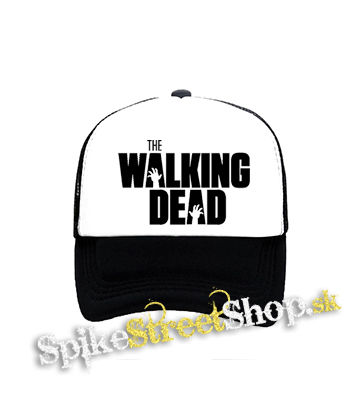 THE WALKING DEAD - Logo - čiernobiela sieťkovaná šiltovka model "Trucker"