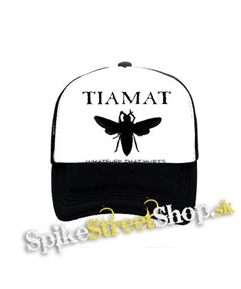 TIAMAT - Whatever That Hurts - čiernobiela sieťkovaná šiltovka model "Trucker"