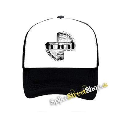 TOOL - Spiro - čiernobiela sieťkovaná šiltovka model "Trucker"
