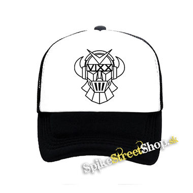 VIXX - Logo Crest - čiernobiela sieťkovaná šiltovka model "Trucker"