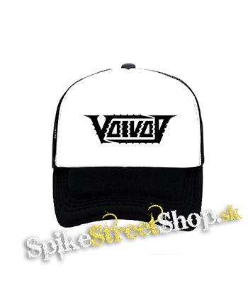 VOIVOD - Logo Synchro Anarchy - čiernobiela sieťkovaná šiltovka model "Trucker"