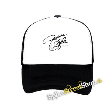 ZAKK WYLDE - Signature - čiernobiela sieťkovaná šiltovka model "Trucker"