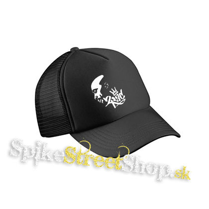 2 PAC - Portrait New - čierna sieťkovaná šiltovka model "Trucker Cap"