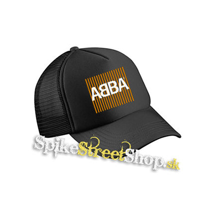ABBA - Voyage Lines - čierna sieťkovaná šiltovka model "Trucker Cap"