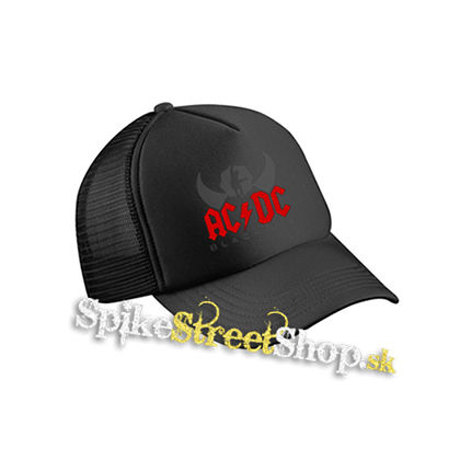 ACDC - Black Ice Angus Silhouette - čierna sieťkovaná šiltovka model "Trucker Cap"