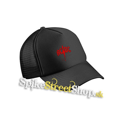 ACDC - Wings - čierna sieťkovaná šiltovka model "Trucker Cap"