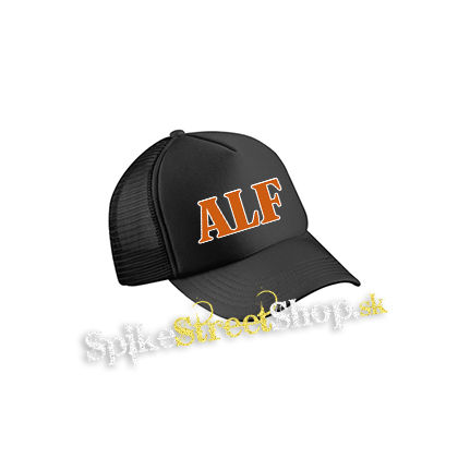 ALF - The Movie Logo - čierna sieťkovaná šiltovka model "Trucker Cap"