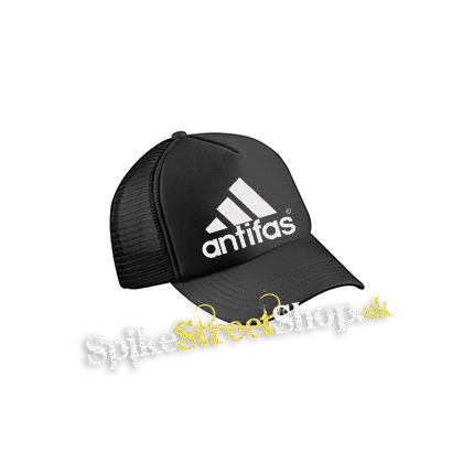 ANTIFAS - čierna sieťkovaná šiltovka model "Trucker Cap"