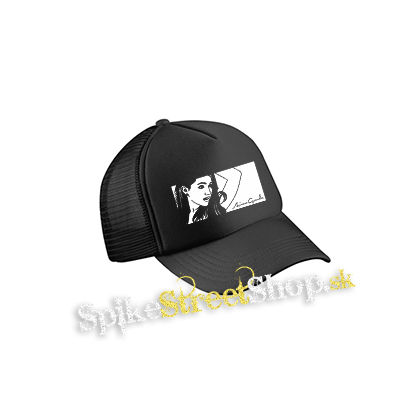 ARIANA GRANDE - Portrait 4 - čierna sieťkovaná šiltovka model "Trucker Cap"