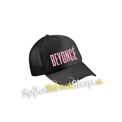 BEYONCÉ - čierna sieťkovaná šiltovka model "Trucker Cap"