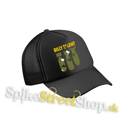 BILLY TALENT - Bombs - čierna sieťkovaná šiltovka model "Trucker Cap"