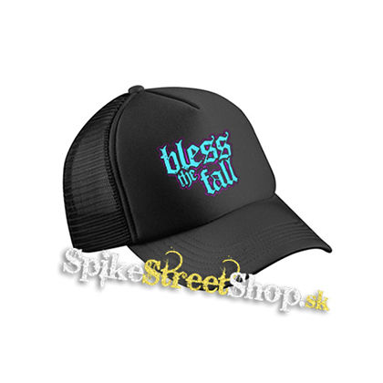 BLESSTHEFALL - Logo - čierna sieťkovaná šiltovka model "Trucker Cap"