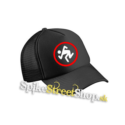 D.R.I. - Symbol - čierna sieťkovaná šiltovka model "Trucker Cap"