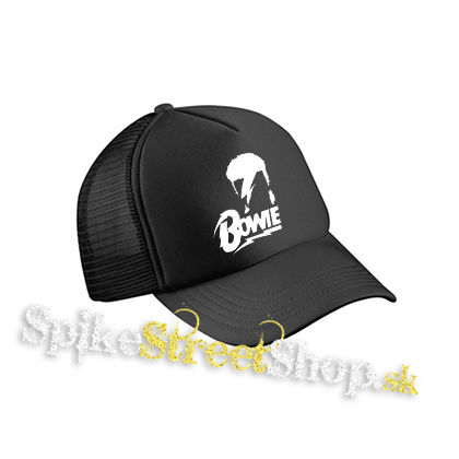 DAVID BOWIE - Portrait Symbol - čierna sieťkovaná šiltovka model "Trucker Cap"