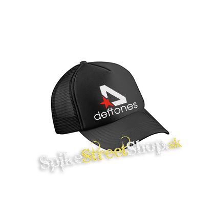 DEFTONES - Star Logo - čierna sieťkovaná šiltovka model "Trucker Cap"