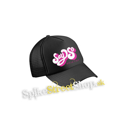 DOJA CAT - Say So - čierna sieťkovaná šiltovka model "Trucker Cap"
