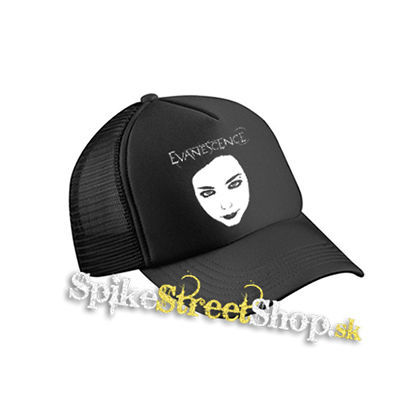 EVANESCENCE - Amy Lee - čierna sieťkovaná šiltovka model "Trucker Cap"