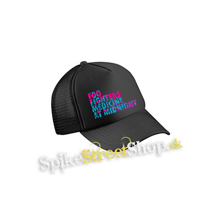 FOO FIGHTERS - Medicine At Midnight - čierna sieťkovaná šiltovka model "Trucker Cap"